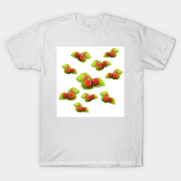 Strawberries party T-Shirt by Arletta